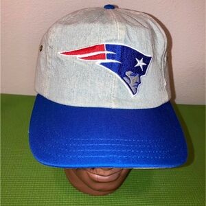 Vintage RARE AJD New England patriots Hat One size team NFL MADE IN USA 🇺🇸